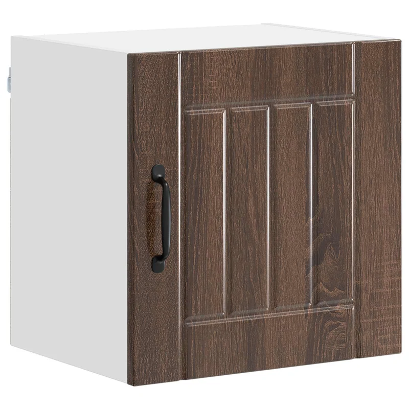 Armoire de cuisine contemporaine en bois d'ingénierie 40 x 31 x 40 cm avec rangement pratique style moderne chêne brun 02_0053917