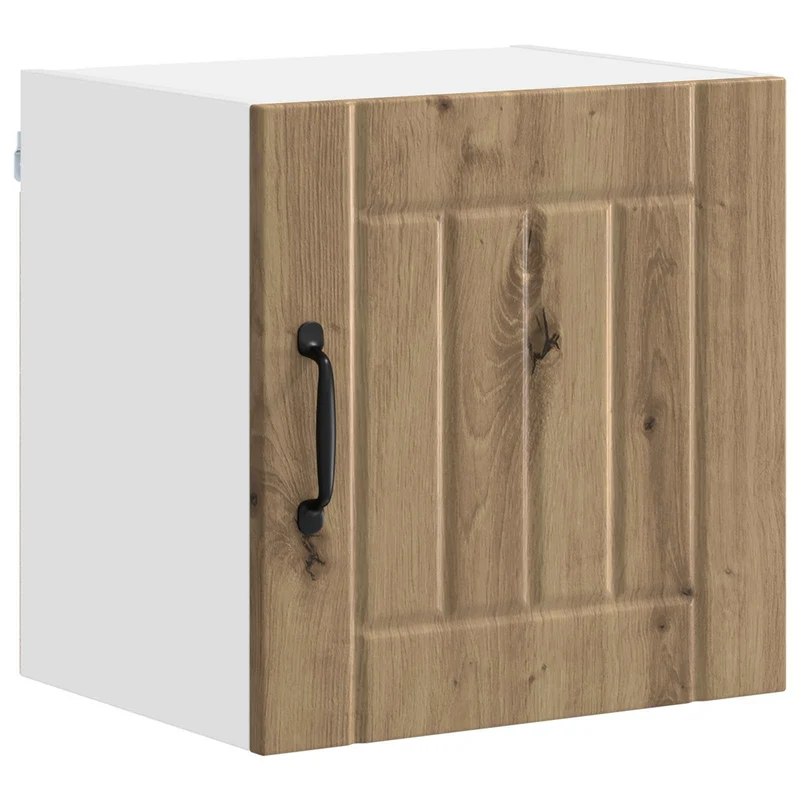 Armoire de cuisine contemporaine pratique rangement intérieur 40 x 31 x 40 cm en bois d'ingénierie chêne artisanal 02_0053921