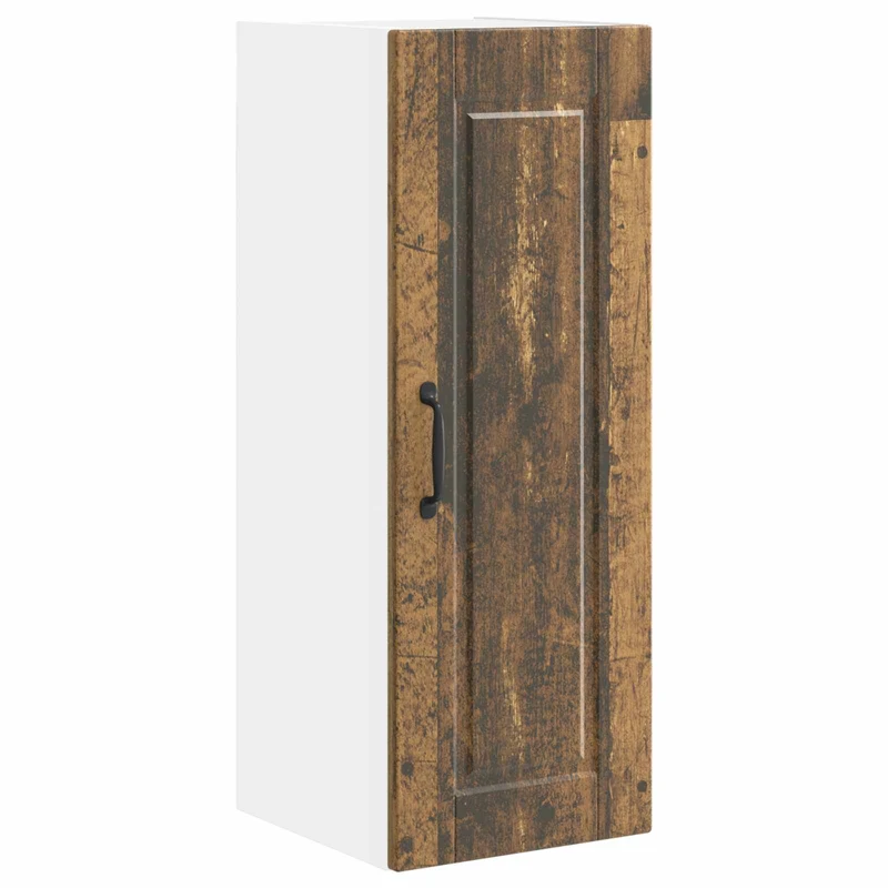 Armoire de cuisine murale moderne avec étagères 30 x 31 x 80 cm en bois d'ingénierie bois ancien 02_0054365