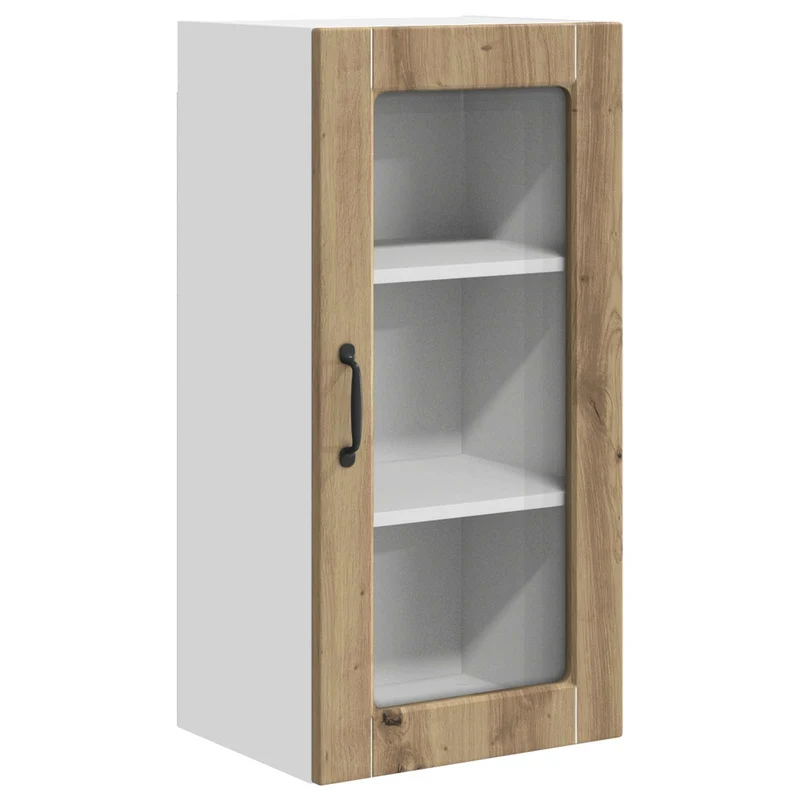 Armoire de cuisine moderne fonctionnelle avec rangement pratique 40 x 31 x 80 cm en bois d'ingénierie chêne artisanal 02_0054022
