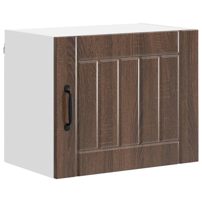 Armoire de cuisine design minimaliste rangement pratique 50 x 31 x 40 cm en bois d'ingénierie chêne brun 02_0053937