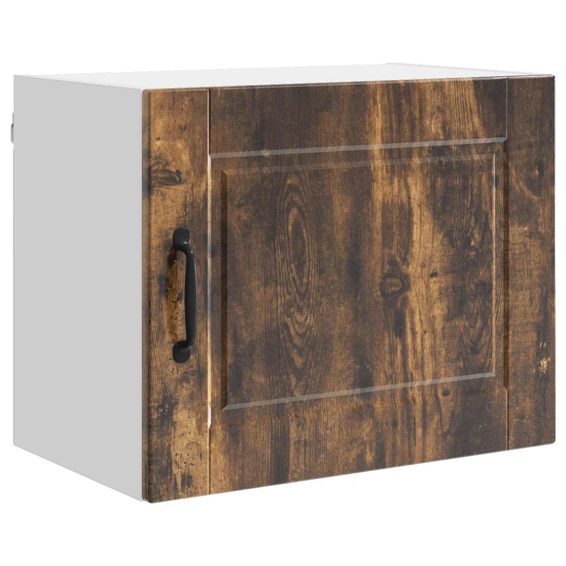 Armoire de cuisine moderne murale rangement pratique 50 x 31 x 40 cm en bois d'ingénierie chêne fumé 02_0054251