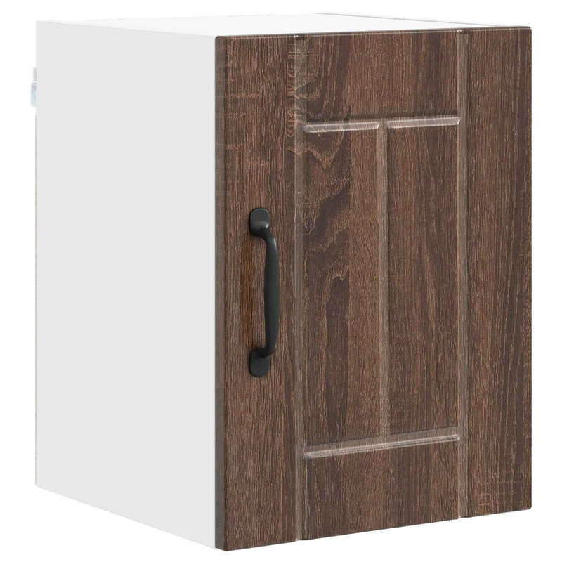 Armoire de cuisine moderne en bois d'ingénierie design épuré 30 x 31 x 40 cm avec rangement pratique en bois chêne brun 02_0053897