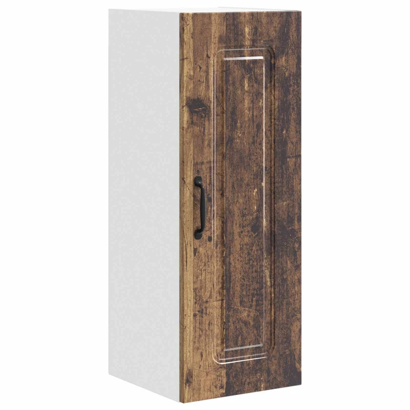 Armoire murale de cuisine moderne 30 x 31 x 80 cm grande capacité pratique design épuré en bois d'ingénierie bois ancien 02_0053699