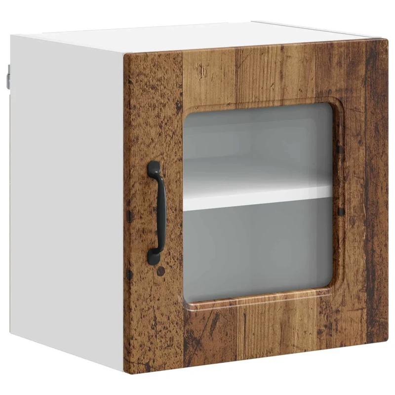 Armoire de cuisine rectangulaire moderne avec grand espace de rangement 40 x 31 x 40 cm en bois d'ingénierie bois ancien 02_0053529