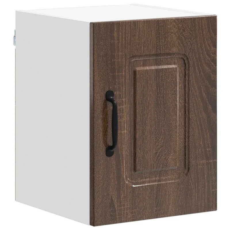 Armoire de cuisine rectangulaire moderne 30 x 31 x 40 cm espace de rangement pratique en bois d'ingénierie chêne brun 02_0053547