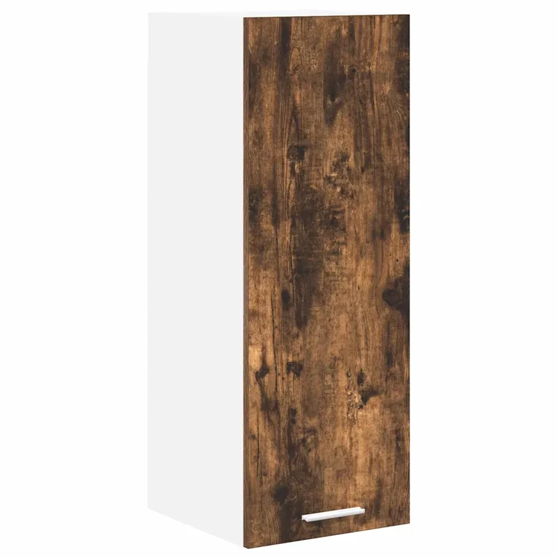 Armoire suspendue moderne rangement efficace 30 x 31 x 80 cm en bois d'ingénierie blanc 02_0053289