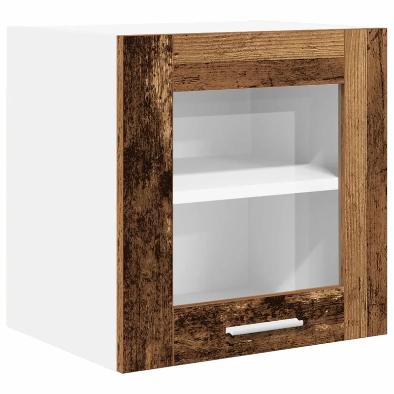 Armoire suspendue design moderne cuisine 40 x 31 x 40 cm grand espace de stockage en bois d'ingénierie bois ancien 02_0053253