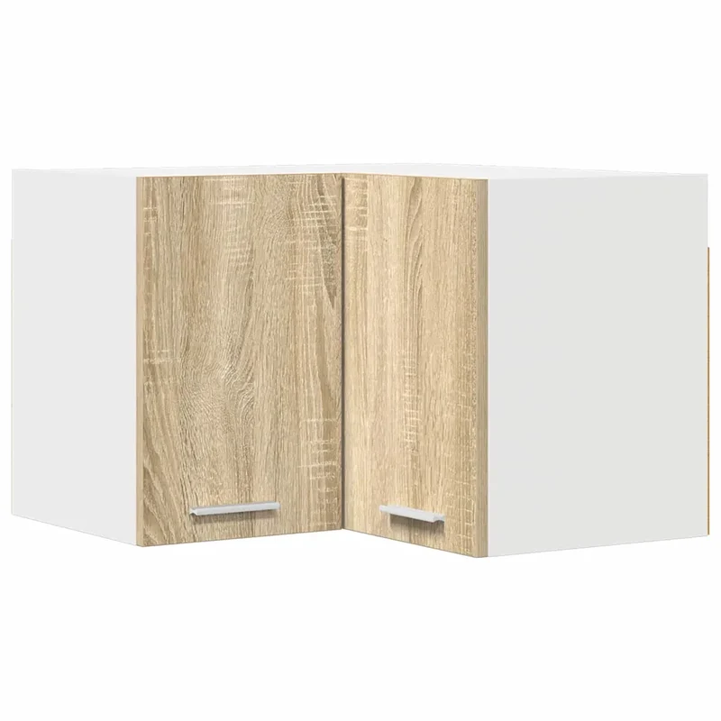 Armoire suspendue moderne espace de rangement 57 x 57 x 40 cm en bois d'ingénierie blanc 02_0053235