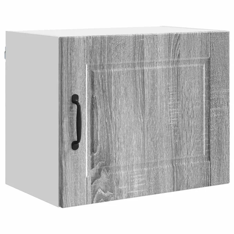Armoire murale de cuisine moderne en bois d'ingénierie 50 x 31 x 40 cm rangement pratique style contemporain en bois gris sonoma 02_0054253