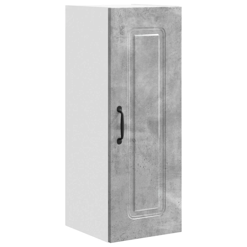 Armoire de cuisine rectangulaire moderne pratique espace de rangement 30 x 31 x 80 cm en bois d'ingénierie gris béton 02_0053689