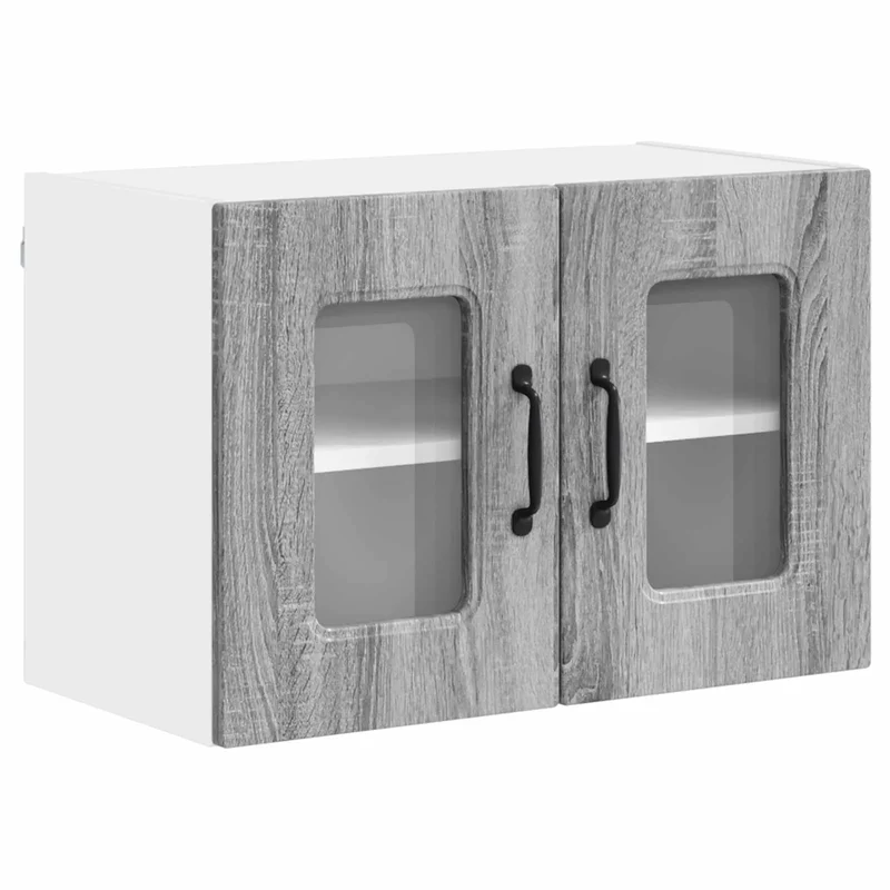 Armoire de cuisine pratique design moderne 60 x 31 x 40 cm en bois d'ingénierie gris sonoma 02_0053655