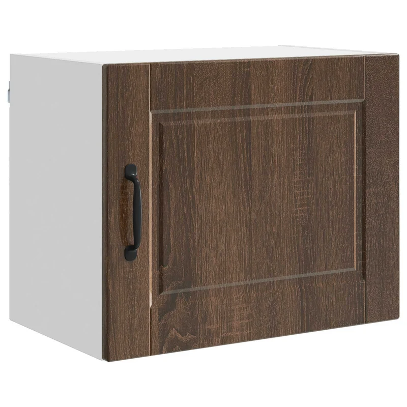 Lot de 2 armoires de cuisine modernes en bois d'ingénierie rangement pratique 50 x 31 x 40 cm en chêne brun 02_0054256