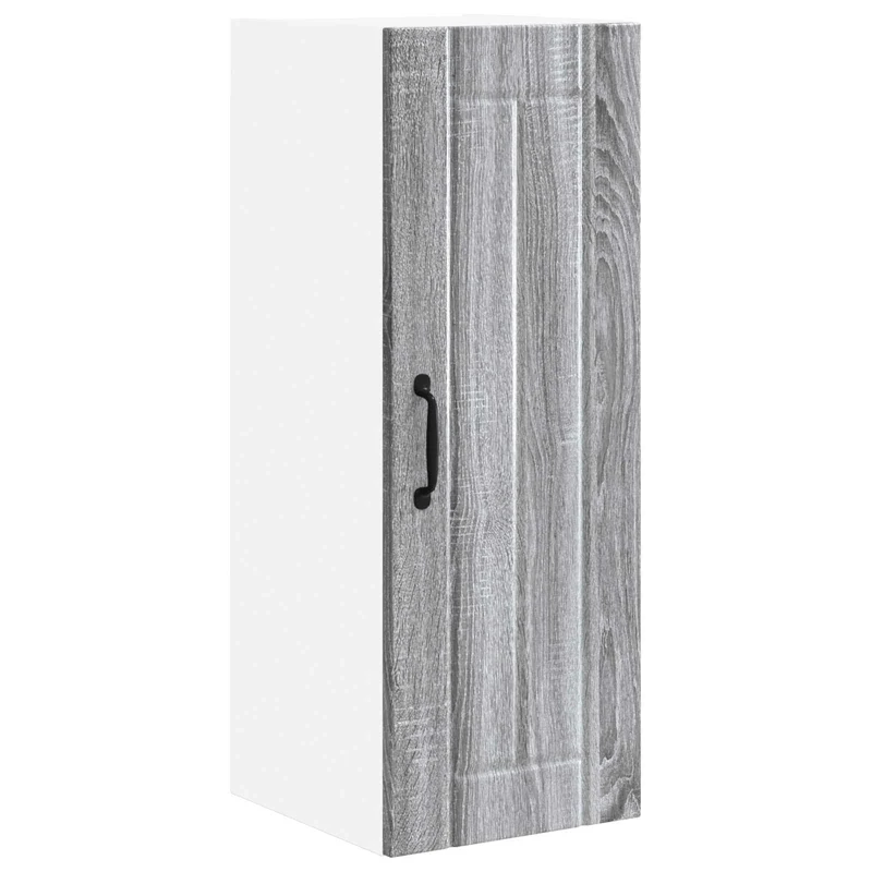Armoire de cuisine moderne rangement pratique 30 x 31 x 80 cm en bois d'ingénierie gris sonoma 02_0054035