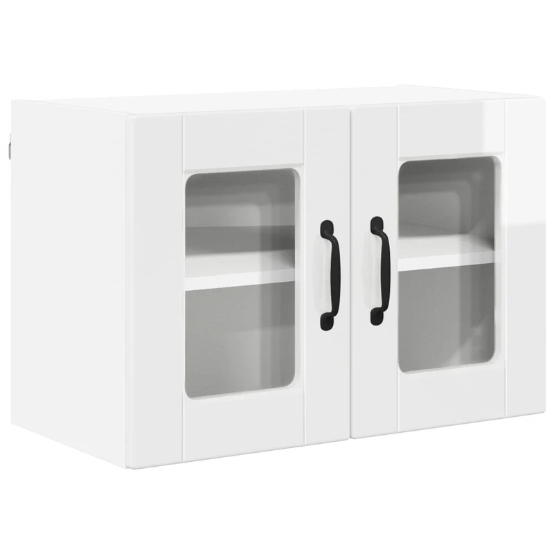 Armoire murale de cuisine moderne rangement pratique 60 x 31 x 40 cm en bois d'ingénierie blanc 02_0054317