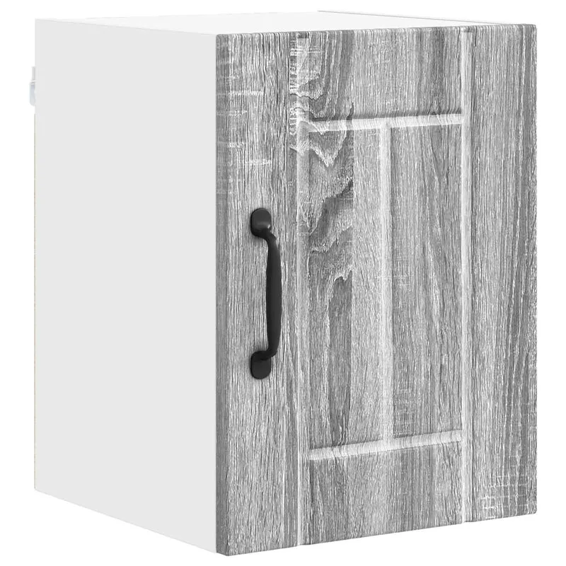 Armoire murale de cuisine 30 x 31 x 40 cm rangement pratique style moderne en bois d'ingénierie gris sonoma 02_0053895