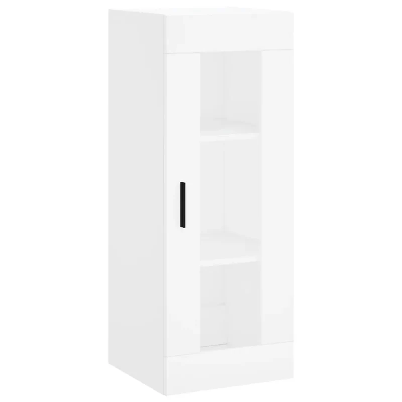 Armoire murale design pratique rangement 34,5 x 34 x 90 cm en bois blanc 02_0048690
