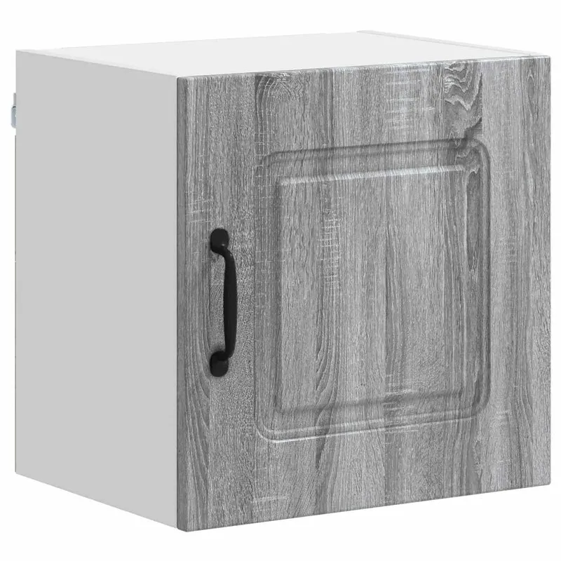 Armoire de cuisine rectangulaire pratique moderne 40 x 31 x 40 cm en bois d'ingénierie gris sonoma 02_0053565