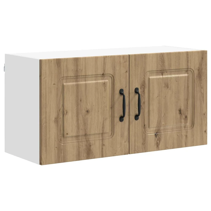 Armoire de cuisine moderne avec grand espace de rangement 80 x 31 x 40 cm en bois d'ingénierie chêne artisanal 02_0053622