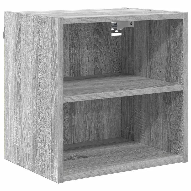 Armoire suspendue moderne rangement efficace 40 x 29,5 x 40 cm en bois d'ingénierie gris sonoma 02_0053462