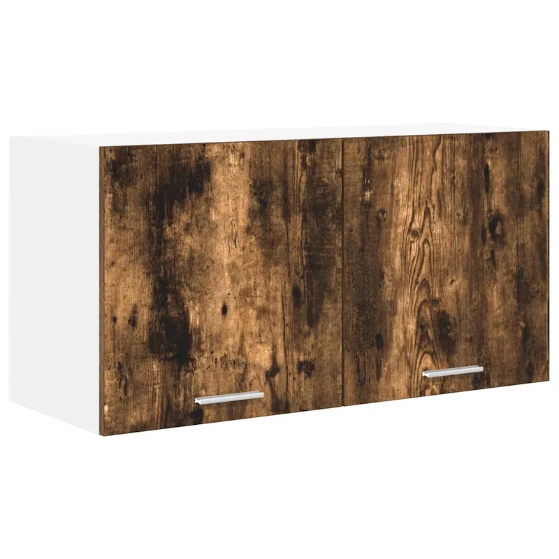 Armoire suspendue moderne avec grand espace de stockage 80 x 31 x 40 cm en bois d'ingénierie chêne fumé 02_0053229