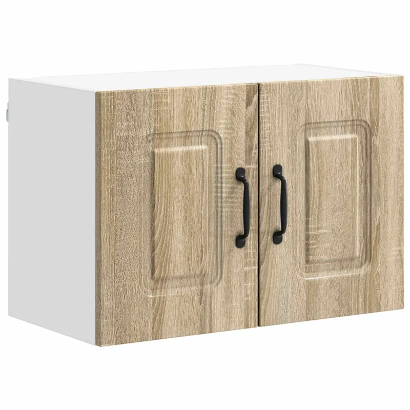Armoire de cuisine rectangulaire design moderne 60 x 31 x 40 cm grand espace de stockage en bois d'ingénierie chêne sonoma 02_0053597