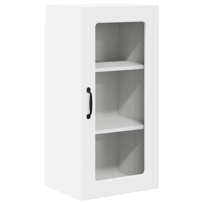 Armoire de cuisine moderne design épuré 40 x 31 x 80 cm rangement pratique en bois d'ingénierie blanc 02_0054004