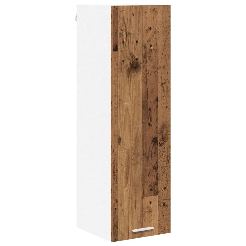 Armoire suspendue moderne pratique rangement 30 x 31 x 100 cm en bois d'ingénierie ancien 02_0053375