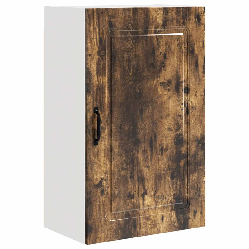 Armoire de cuisine rectangulaire esthétique moderne 50 x 31 x 80 cm en bois d'ingénierie chêne fumé 02_0053718