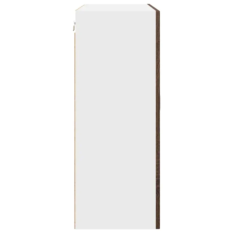 Armoire de cuisine rectangulaire moderne espace de rangement 80 x 31 x 80 cm en bois d'ingénierie chêne brun 02_0053750