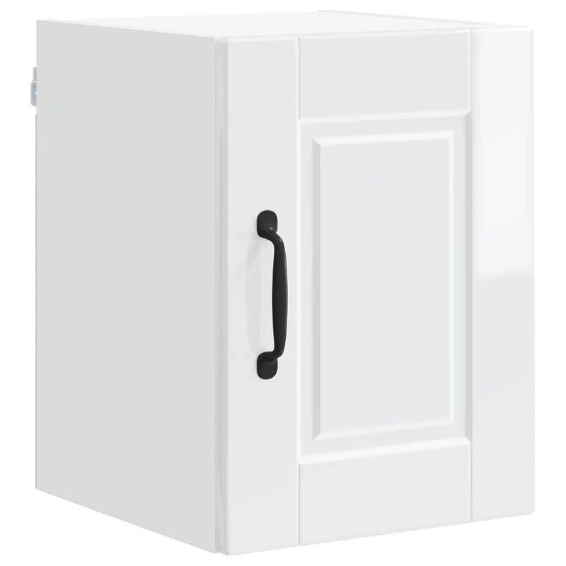 Armoire de cuisine murale moderne pratique 30 x 31 x 40 cm en bois d'ingénierie blanc brillant 02_0054209