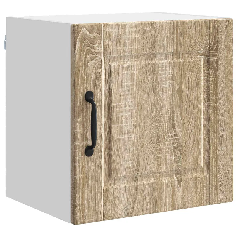 Armoire de cuisine murale moderne avec étagère 40 x 31 x 40 cm en bois d'ingénierie chêne sonoma 02_0054225