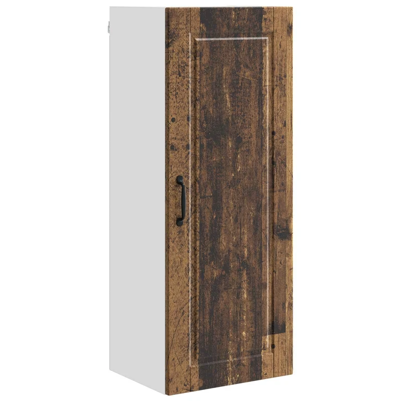 Armoire murale de cuisine moderne 40 x 31 x 100 cm avec rangements pratiques style élégant en bois d'ingénierie bois ancien 02_0054463
