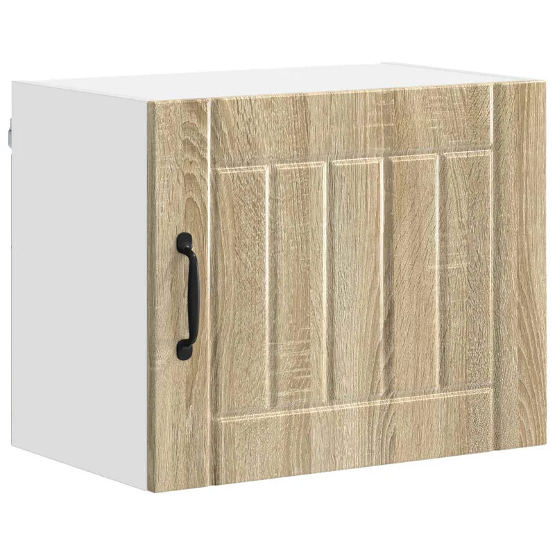 Armoire de cuisine rectangulaire minimaliste pratique rangement 50 x 31 x 40 cm en bois d'ingénierie chêne sonoma 02_0053927