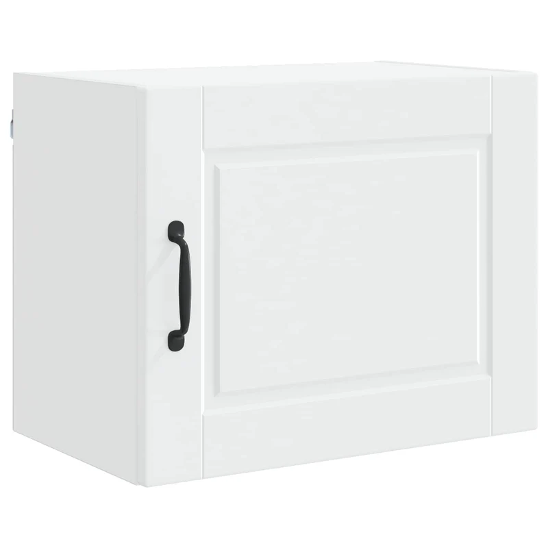 Armoire de cuisine murale moderne 50 x 31 x 40 cm rangement pratique design en bois d'ingénierie blanc 02_0054241