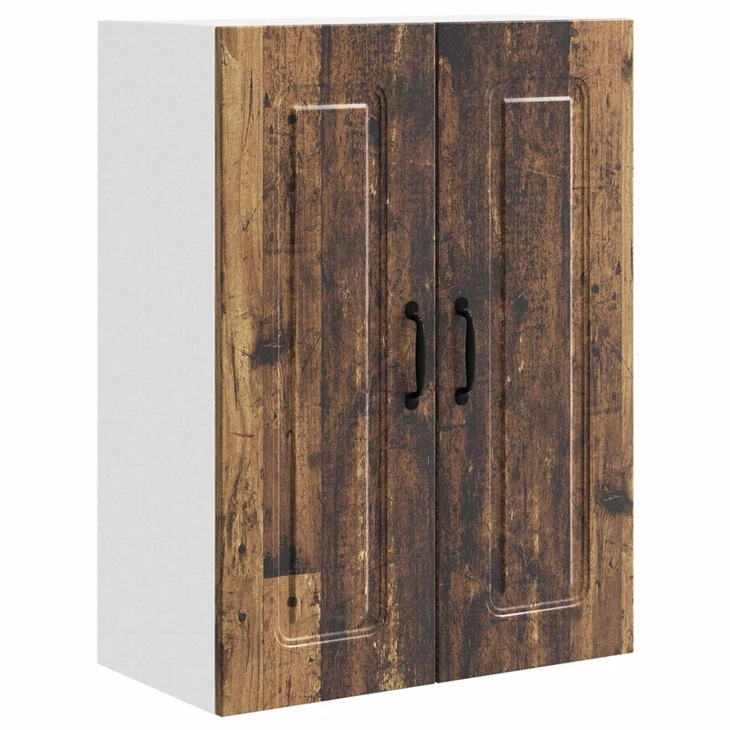 Armoire de cuisine rectangulaire moderne avec grand espace de rangement 60 x 31 x 80 cm en bois d'ingénierie bois ancien 02_0053731