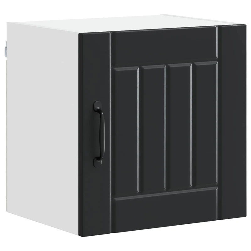 Armoire de cuisine moderne pratique rangement 40 x 31 x 40 cm en bois d'ingénierie noir 02_0053905