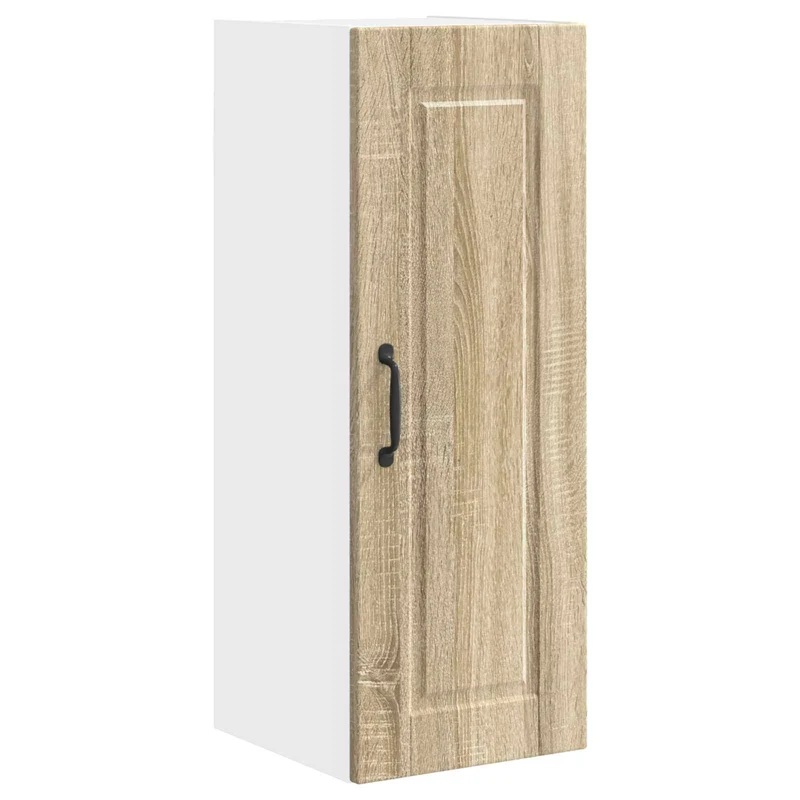 Armoire de cuisine murale moderne avec étagères 30 x 31 x 80 cm optimisation espace en bois d'ingénierie chêne sonoma 02_0054353