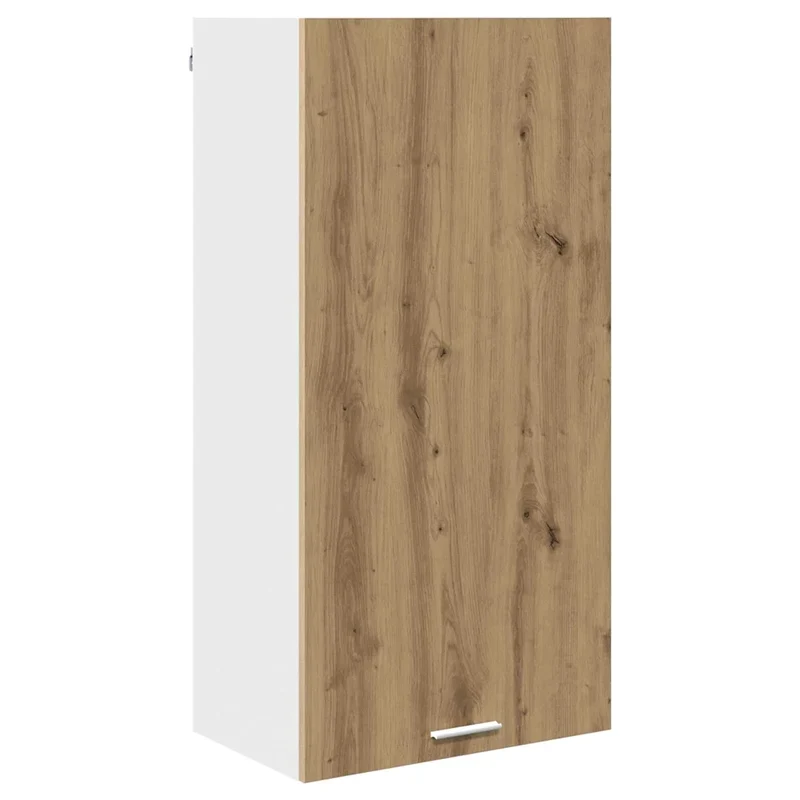 Armoire suspendue moderne pour cuisine rangement spacieux 50 x 31 x 100 cm en bois d'ingénierie blanc 02_0053392