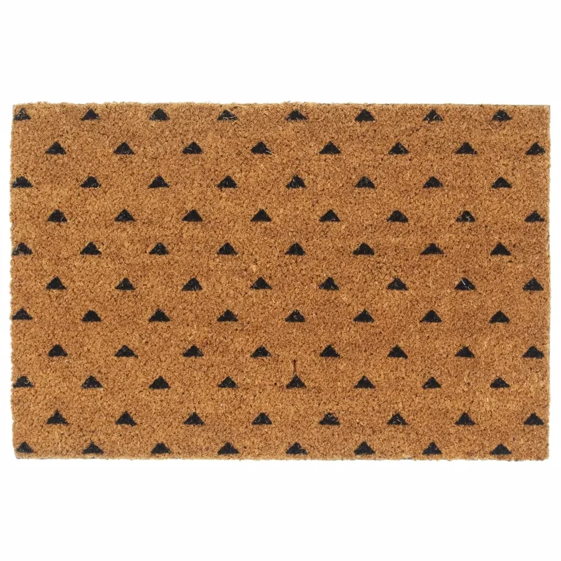 Tapis de porte touffeté extérieur 40 x 60 cm durable antidérapant style naturel en fibre de coco naturel 02_0046186