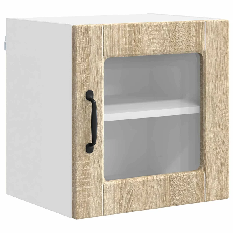 Armoire de cuisine moderne murale rangement efficace 40 x 31 x 40 cm en bois d'ingénierie chêne sonoma 02_0054185