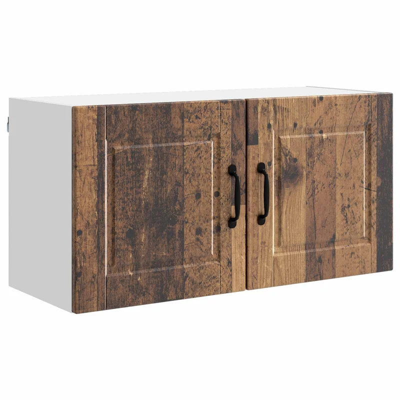 Armoire de cuisine moderne murale en bois d'ingénierie 80 x 31 x 40 cm rangement pratique design élégant en bois ancien 02_0054288