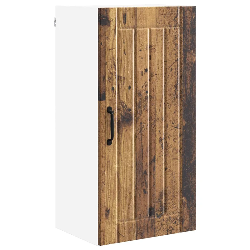 Armoire de cuisine moderne pratique rangement 40 x 31 x 80 cm design épuré en bois d'ingénierie bois ancien 02_0054050