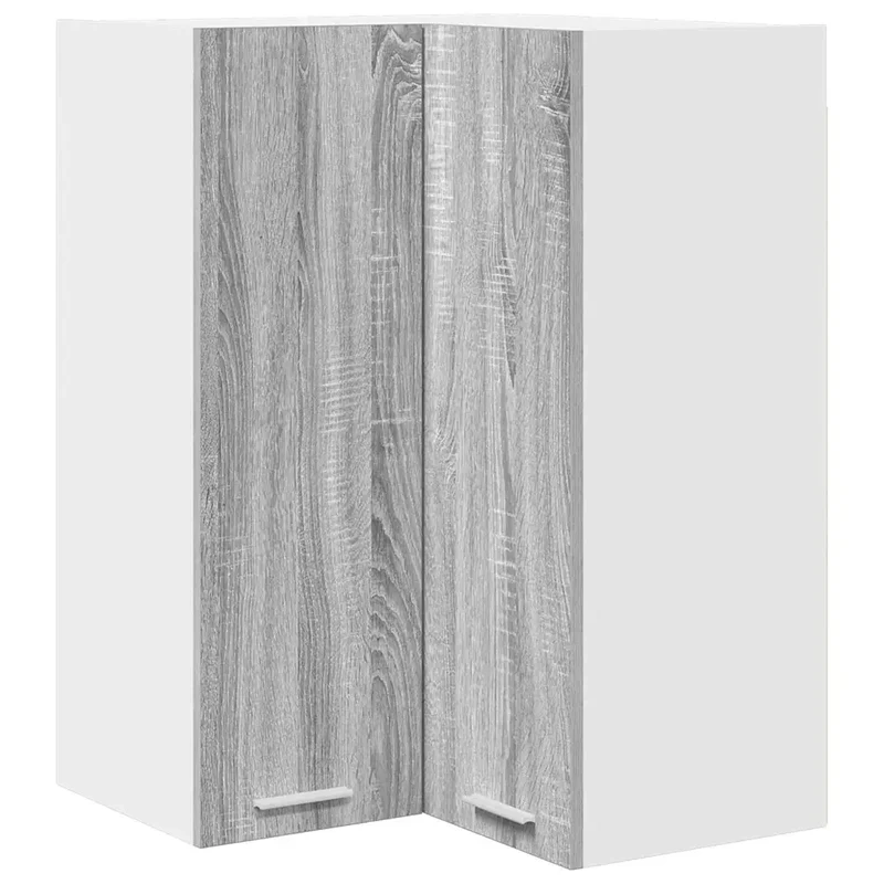 Armoire suspendue moderne espace de rangement 57 x 57 x 80 cm en bois d'ingénierie gris sonoma 02_0053334