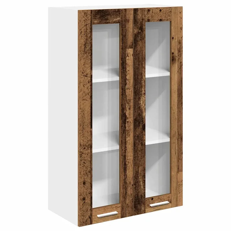 Armoire suspendue moderne grand espace de rangement 60 x 31 x 100 cm en bois d'ingénierie ancien 02_0053431