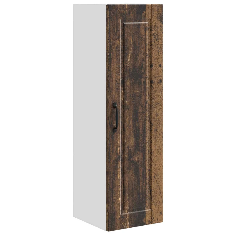 Armoire de cuisine murale moderne avec étagères 30 x 31 x 100 cm rangement pratique design en bois d'ingénierie ancien 02_0054455