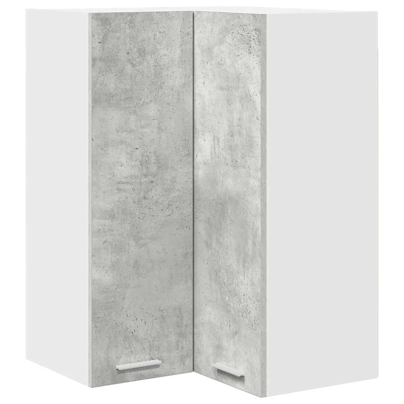 Armoire suspendue moderne grand espace de stockage 57 x 57 x 80 cm en bois d'ingénierie gris béton 02_0053332