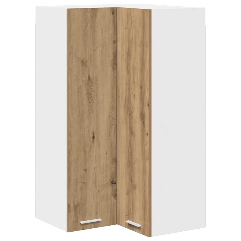 Armoire suspendue moderne avec grand espace de rangement 57 x 57 x 100 cm en bois d'ingénierie blanc 02_0053416