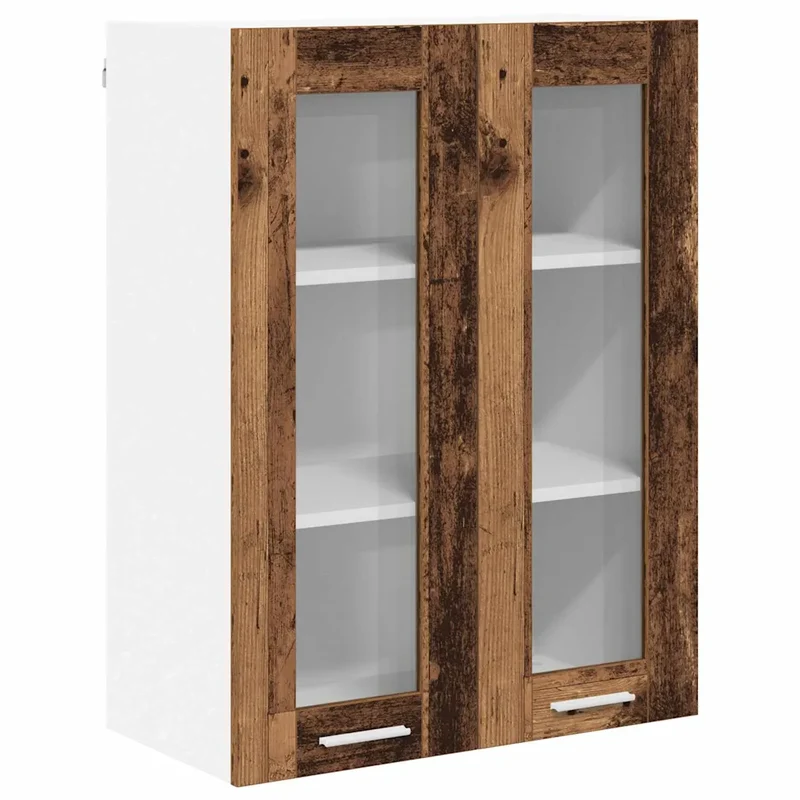 Armoire suspendue moderne grand espace de rangement 60 x 31 x 80 cm en bois d'ingénierie bois ancien 02_0053359