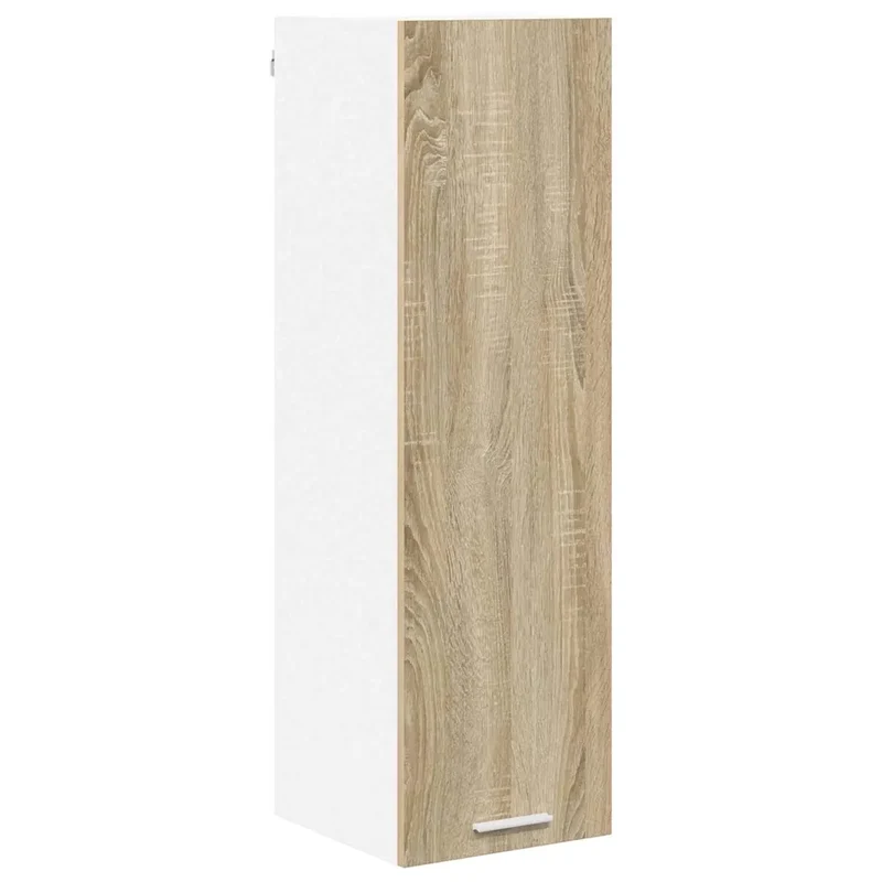 Armoire suspendue moderne avec grand espace de stockage 30 x 31 x 100 cm en bois d'ingénierie chêne sonoma 02_0053371